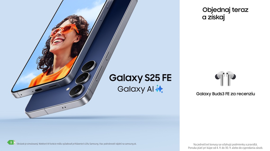 Napíš recenziu na novinky Samsung Galaxy S25 FE a získaj bonus