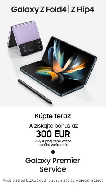 Bonus k predobjednávke Galaxy Z Fold 4 | Flip 4